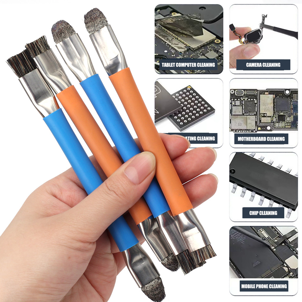 Kit De Limpeza Antiestática Profissional De 1/2/3 Unidades , Escova Para Tablet E Telefone Com Lente De Câmera Da Placa-