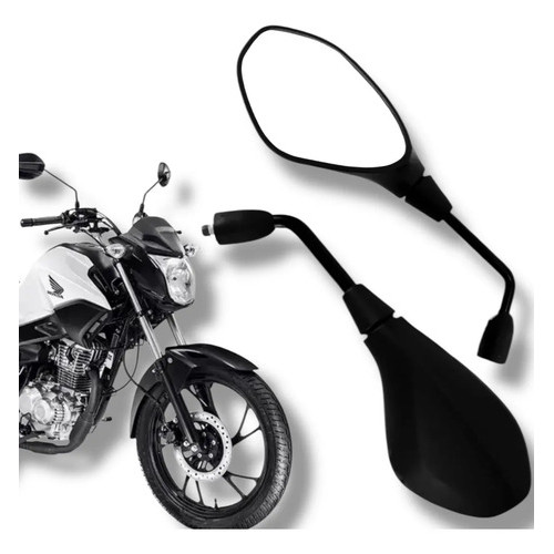 Par Retrovisor Compatível Para Honda Cg 160 Cargo