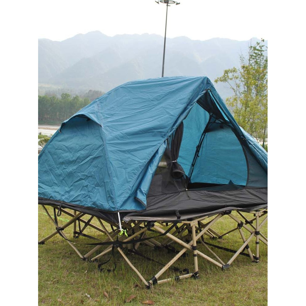 Dupla camada ao ar livre fora tenda escalada caminhadas acampamento auto-condução tenda protetor solar à prova de chuva 