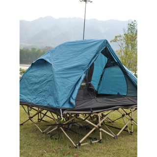 Dupla camada ao ar livre fora tenda escalada caminhadas acampamento auto-condução tenda protetor solar à prova de chuva 