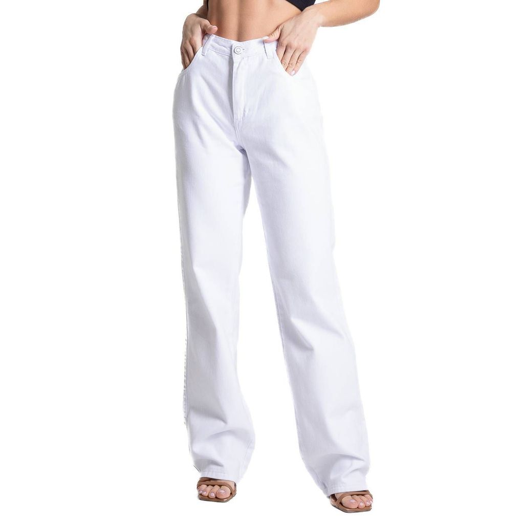 Calça Sarja Sawary Wide Leg - 281913
