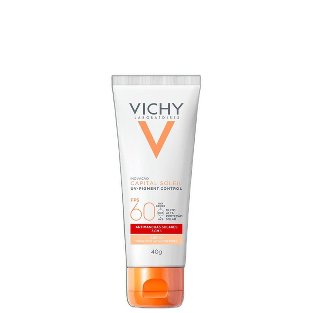 Vichy Capital Soleil FPS60 Cor 1.0 - Protetor Solar com Cor 40g