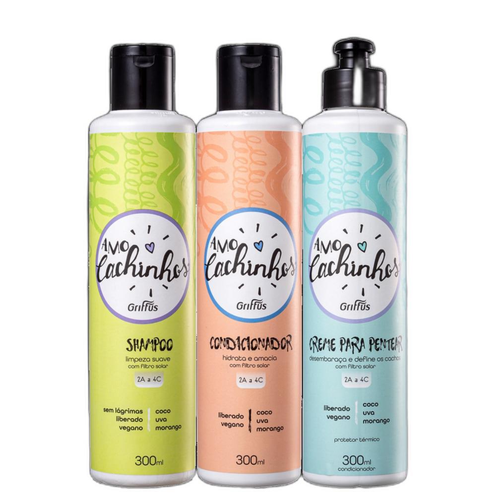 Kit Griffus Amo Cachinhos Trio (3 Produtos)