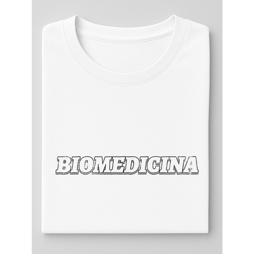 camisa Blusa Biomedicina Feminina Unissex Camiseta Fonte Vintagem Urbana Faculdade 100% Algodão Premium
