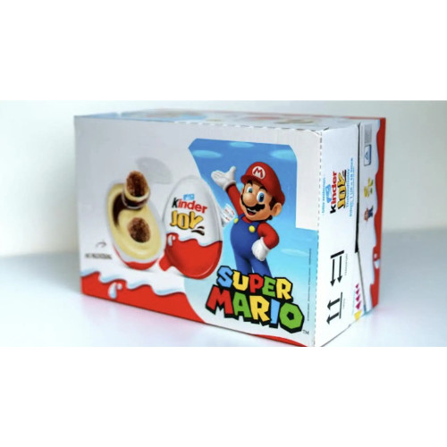 CHOCOLATE KINDER JOY SUPER MARIO PACK COM 2 UNIDADES DE 20G – EDIÇÃO ESPECIAL em Oferta na Shopee