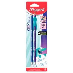 Lápis preto Nr.2 com borracha Kidy Learn 2 unid 853500 Maped