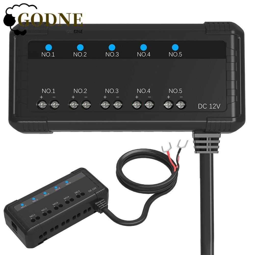 Caixa De Fusíveis Para Motocicleta GODNESSFO , Bloco De 12V À Prova D'água Com Indicador LED , Perfil Baixo Bicicleta/Au