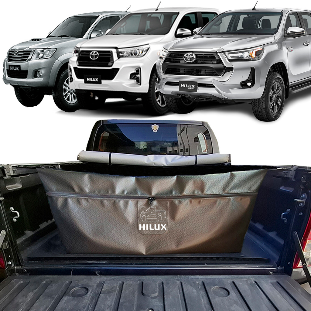 Bolsa Slim Caçamba Toyota Hilux Instala Fácil sem Furar a Caçamba