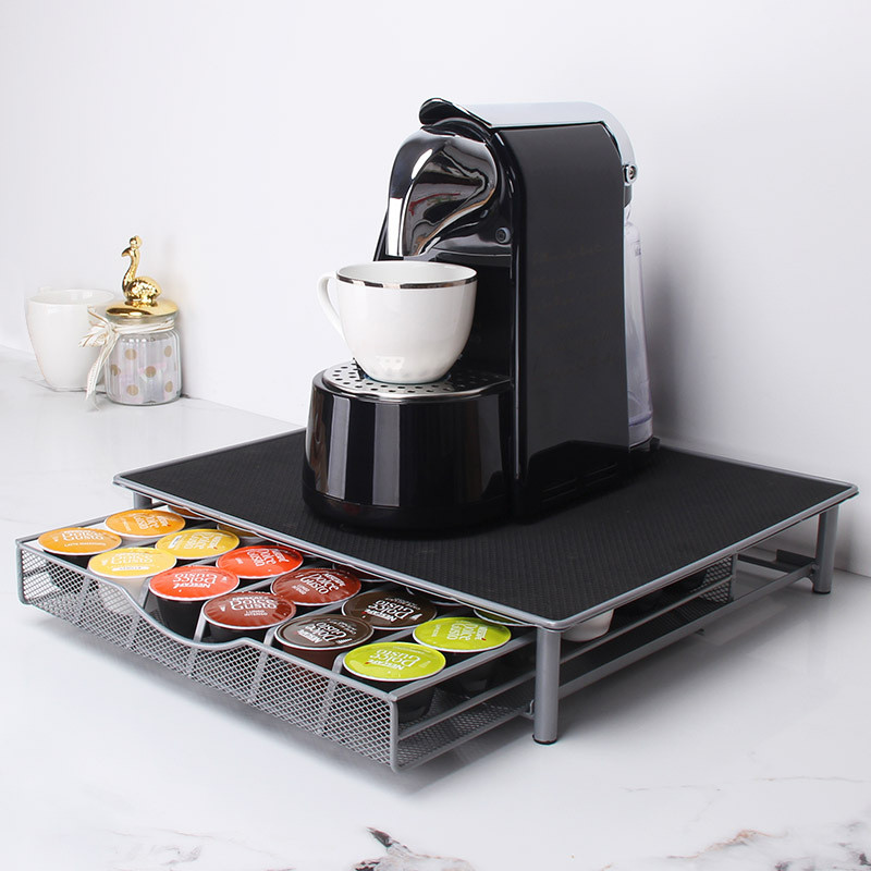 Adequado Dolce Gusto Dolce Gusto Cápsula Café Rack de Armazenamento Gaveta Rack de Armazenamento de Metal