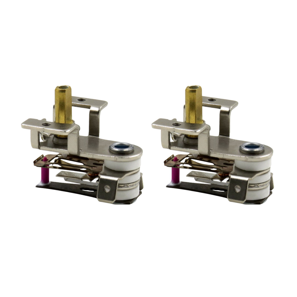 Kit 2 Termostato Lamina Com Suporte 16a Bivolt 300ºc Forno