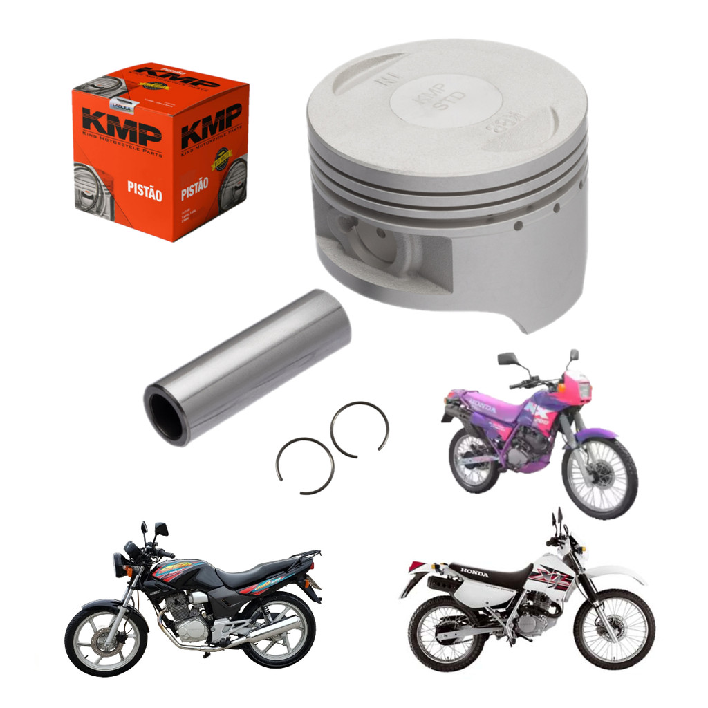 Pistão Cbx 200 Nx 200 Xr 200 Std 0.25 0.50 0.75 1.00 Kmp
