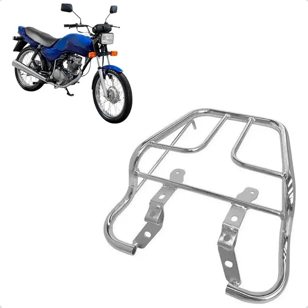 Bagageiro Sansão Cg Titan 125 95 Até 99 Reforçado Maciço