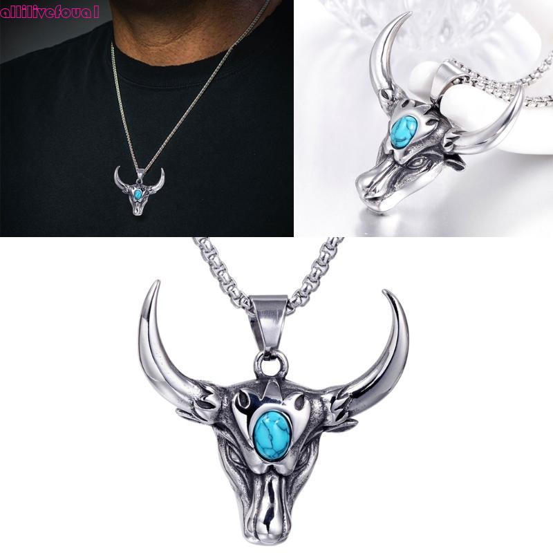 allilivefoua1 Colar Touro Para Cabeça, Joias Hip Hop, Constelação Liga