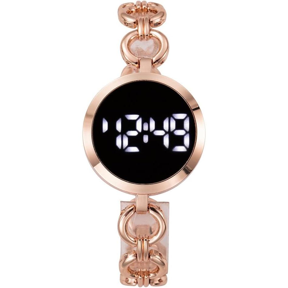 Relógio Eletrônico Gosasa de Marca Top, Relógios Femininos com Tela Touch LED, Relógios Digitais para Mulheres, Relógio 