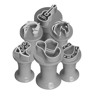 Carimbo Para Doces E Brigadeiro Cowboy Boiadeira Cavalo em Oferta na Shopee