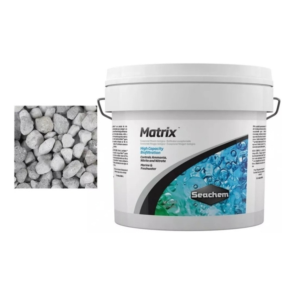 Seachem Matrix 4l Mídia Filtrante Biológica Para Aquários