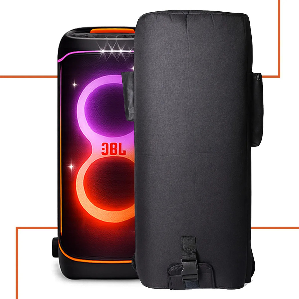 Case Estojo Bolsa Mala Para Jbl Party Box 720 C/ Bolso Alça