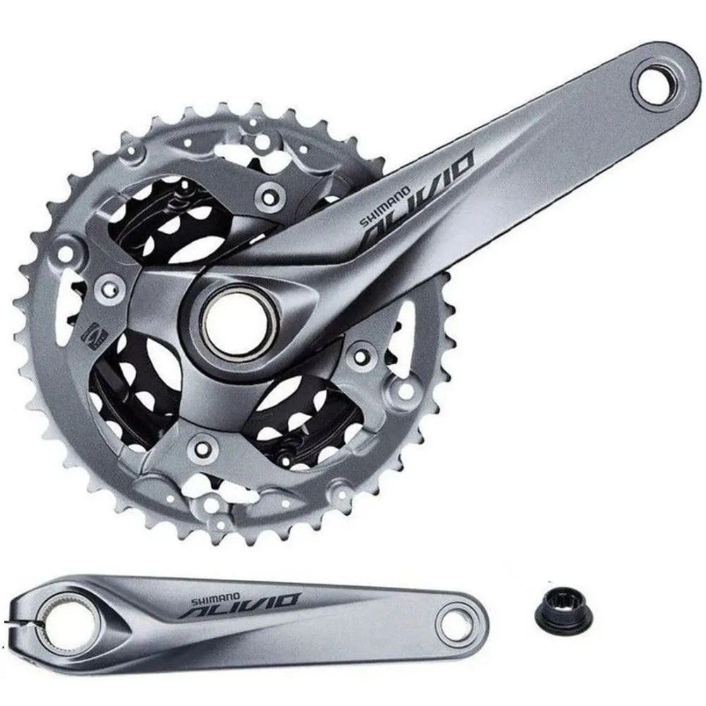 Pedivela Shimano Alivio M4050 40/30/22 9v 175mm Hollowtech