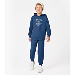 Conjunto Blusão Com Capuz E Calça Trick Nick Azul