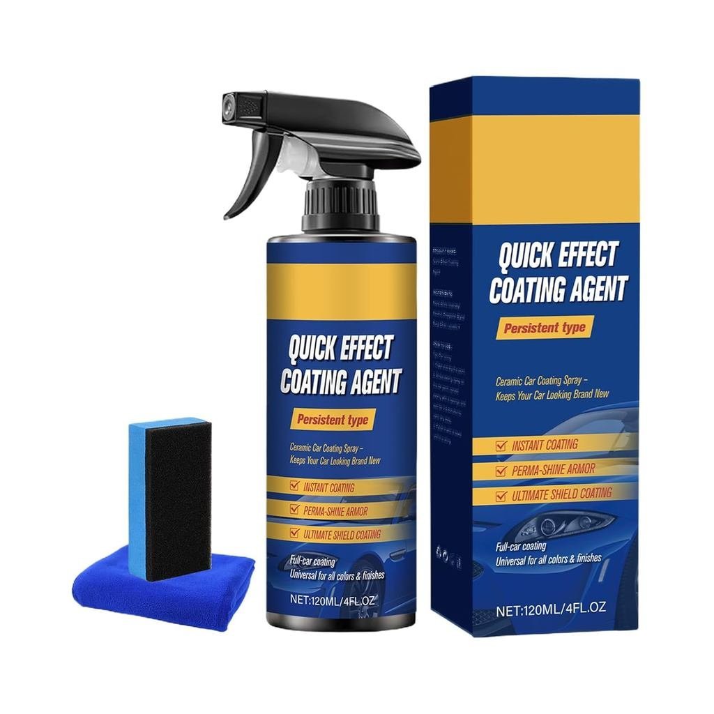 Ceramic Coating – Auto Protective Detailing, Anti Scratch Mist, Polishing Care, Easy-to-Use, Water Design, Professional 