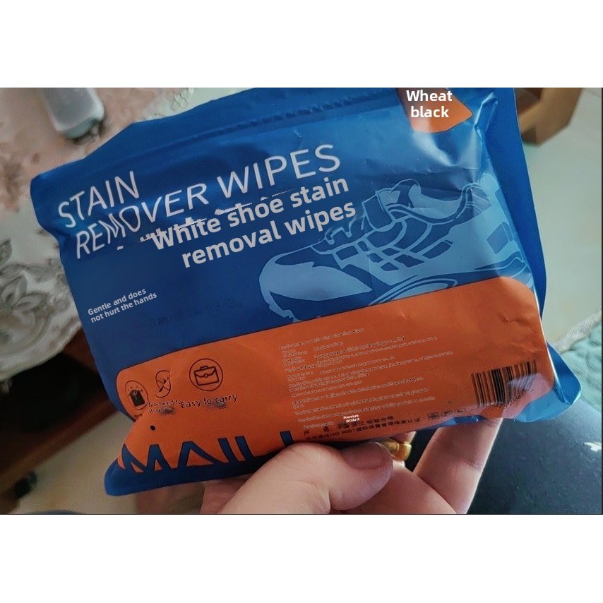 [One Wipe Clean 2 Styles] Toalhetes de descontaminação de sapatos brancos portáteis sem lavagem, descontaminação, clarea