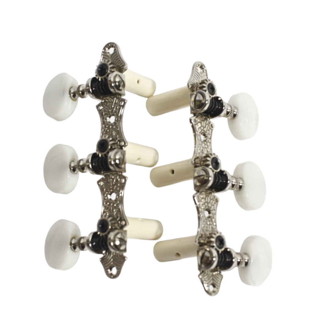 Tarraxa Rozini Cromada Pino Grosso para Violão Clássico Nylon Modelo RA305NKPG