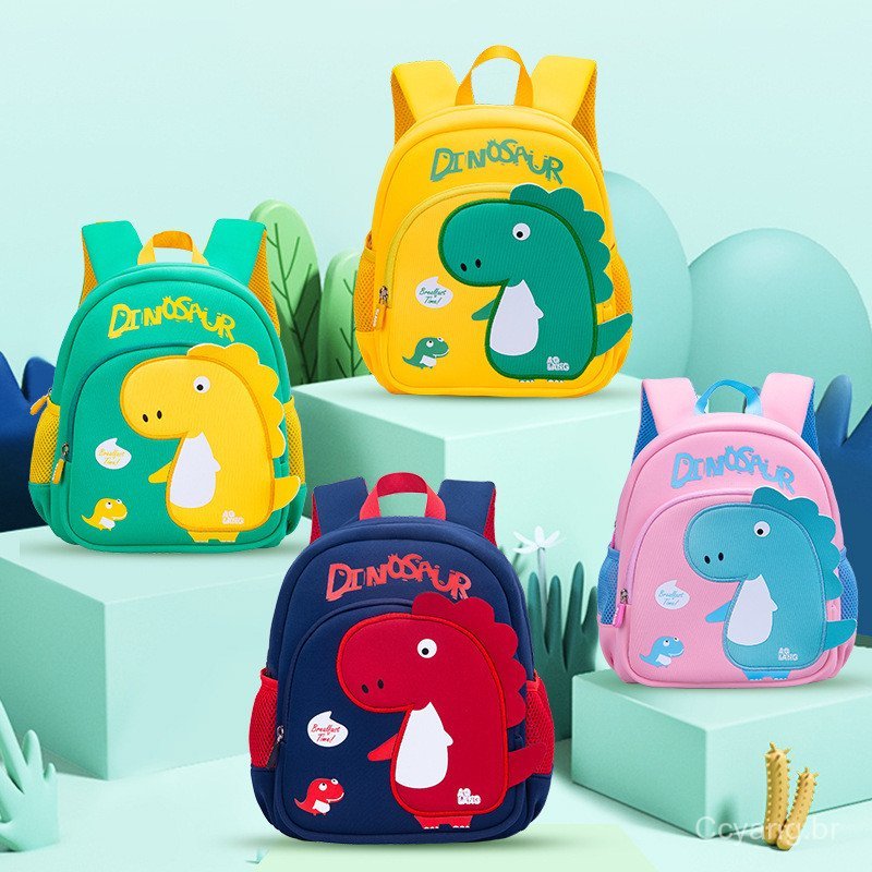 Mochilas Escolares Infantis Para Meninos E Meninas De Dinossauro Do Jardim De Infância