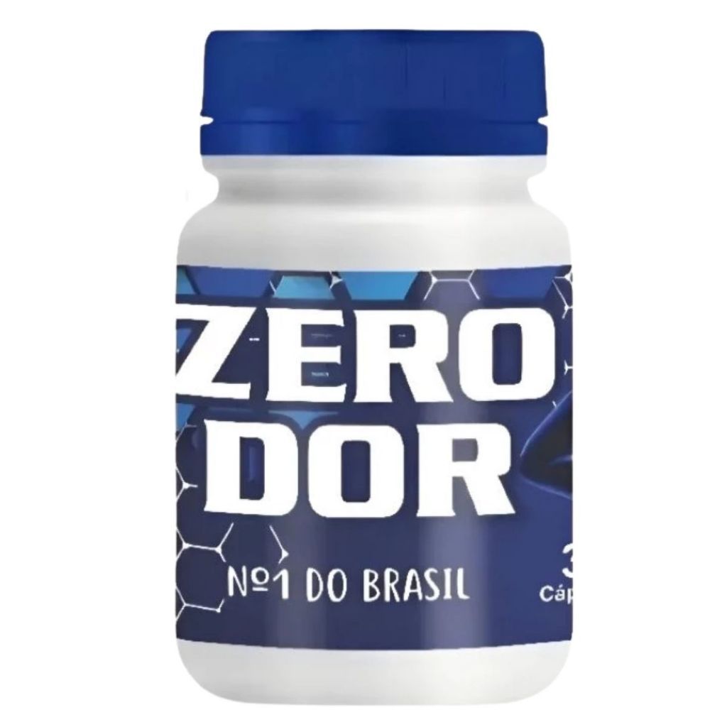 Suplemento Alimentar Zero Dor Original 30 Caps 1 Pote