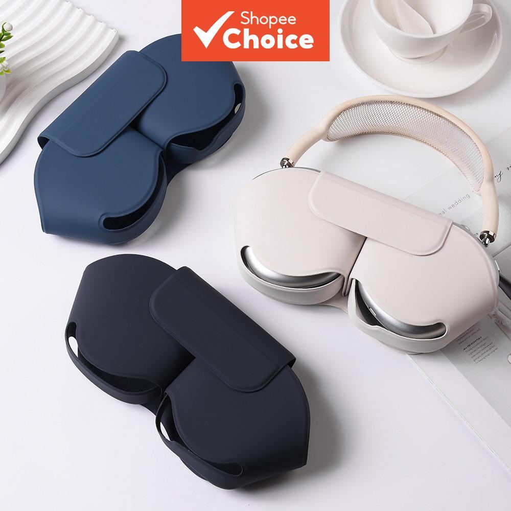 Capa de couro PU anti-riscos para AirPods Max2, capa protetora magnética para fone de ouvido, bolsa à prova de choque e