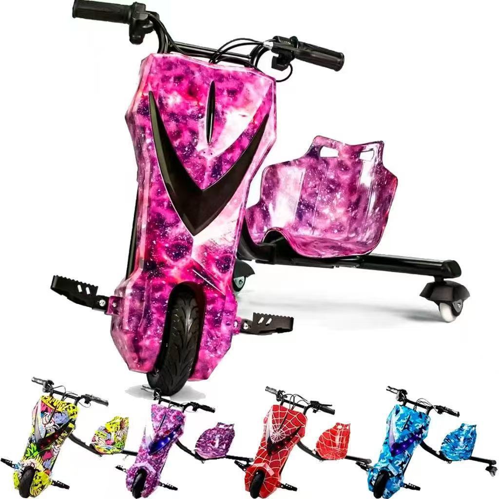 Triciclo Infantil Elétrico Com  Bluetooth MP3 Drift  Farol e Luz LED--2282