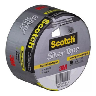 02 Fita Adesiva Multiuso Silver Tape Scoth 45mmx5m 3m em Oferta na Shopee