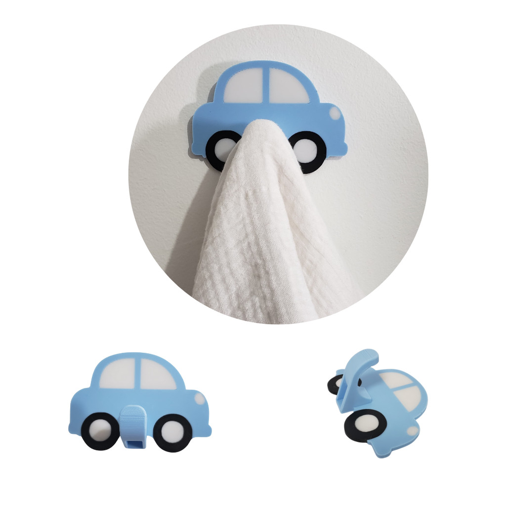 Gancho de Parede Decorativo Tema Carrinho – Organização e Decoração para Quarto Infantil em Oferta na Shopee