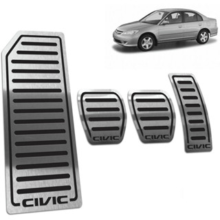 Kit Pedaleira Descanso Pé Civic 2001 até 2005 em Oferta na Shopee