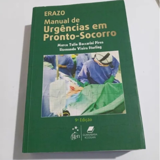 Erazo Manual de Urgências em Pronto Socorro autor Marco Tulio e outros