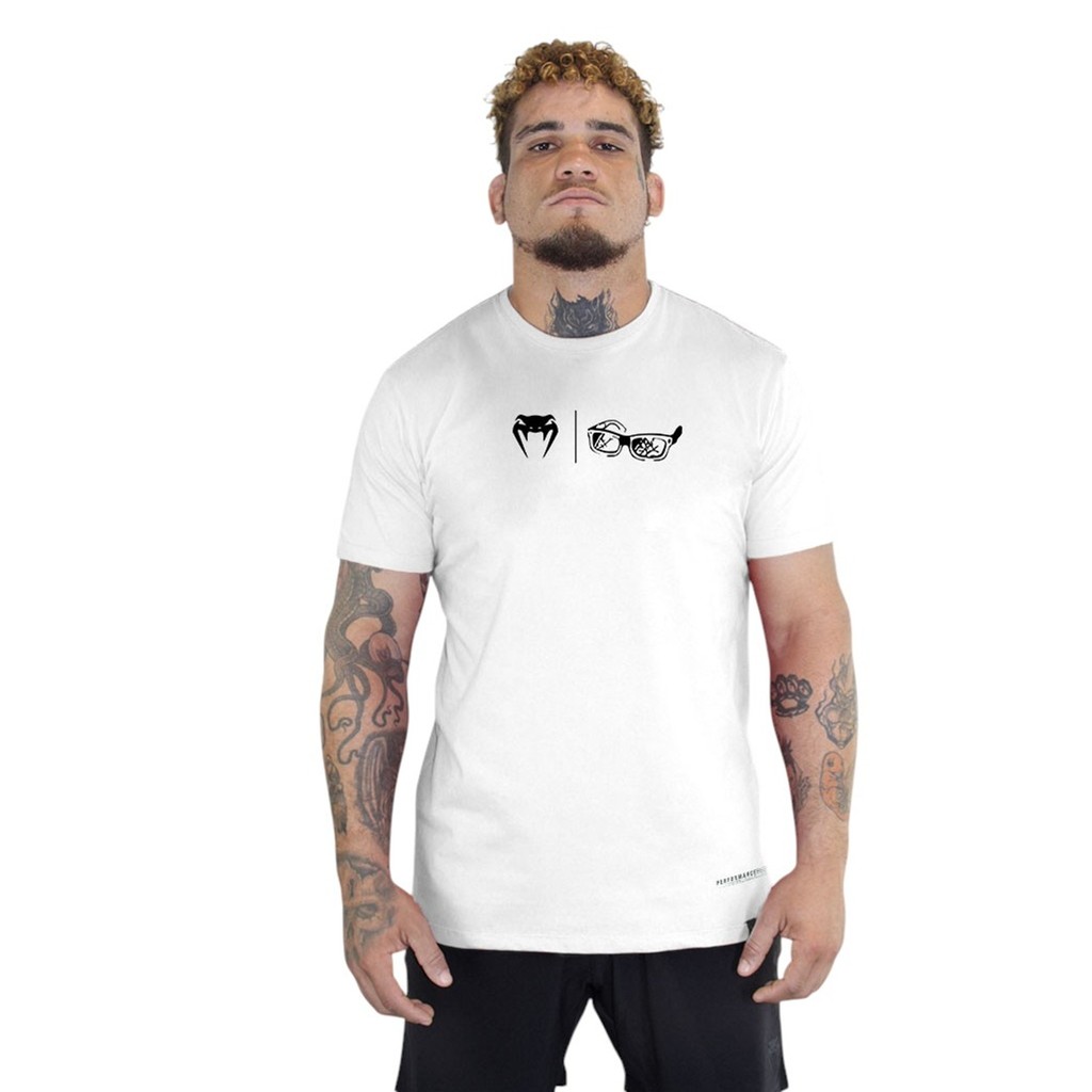 Camiseta Venum Fighting Nerds Branca em Oferta na Shopee