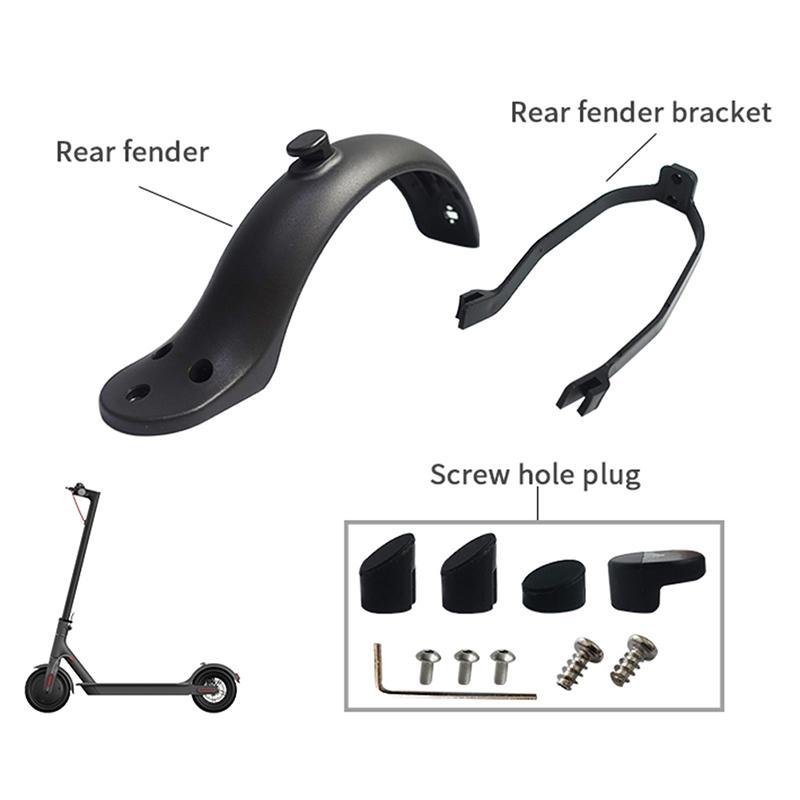 Xinghergood Guarda Fender Paralama Traseiro + Suporte + Gancho Para Patinete Elétrico Xiaomi M365 em Oferta na Shopee