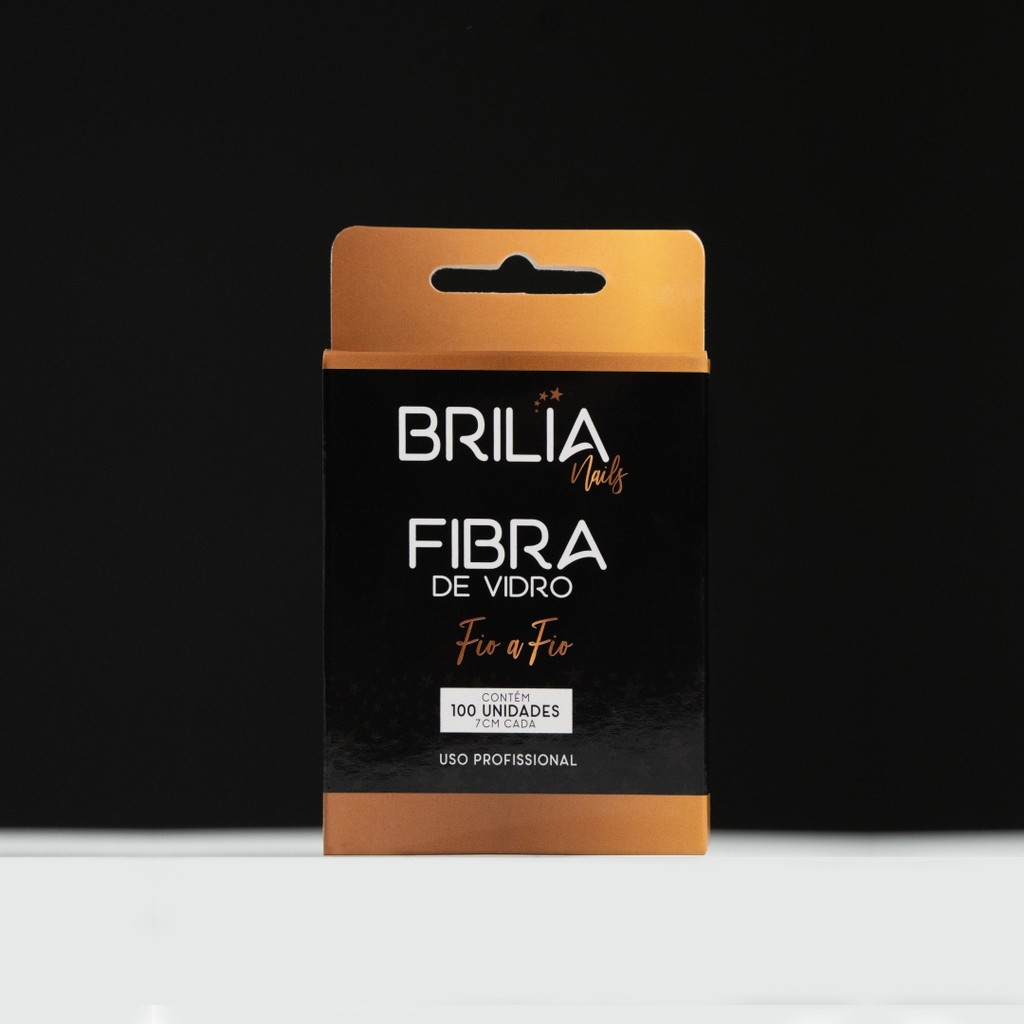 Fibra de Vidro Fio a Fio 100un Brilia Nails