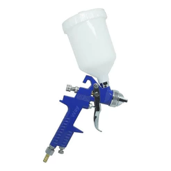ImportWay Iwpphvlp-1b Pistola Pintura Gravidade Hvlp 1 Bico 1.4mm Caneca 600ml Azul