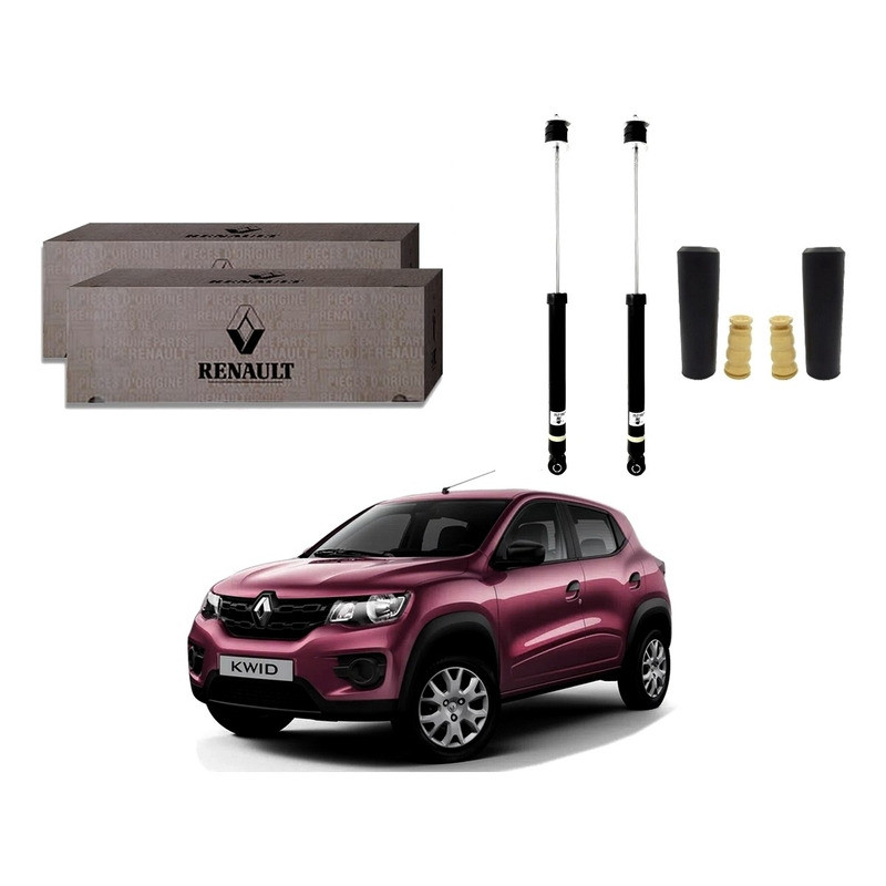 Kit Amortecedor Traseiro` Kwid 1.0 2017 A 2019 em Oferta na Shopee