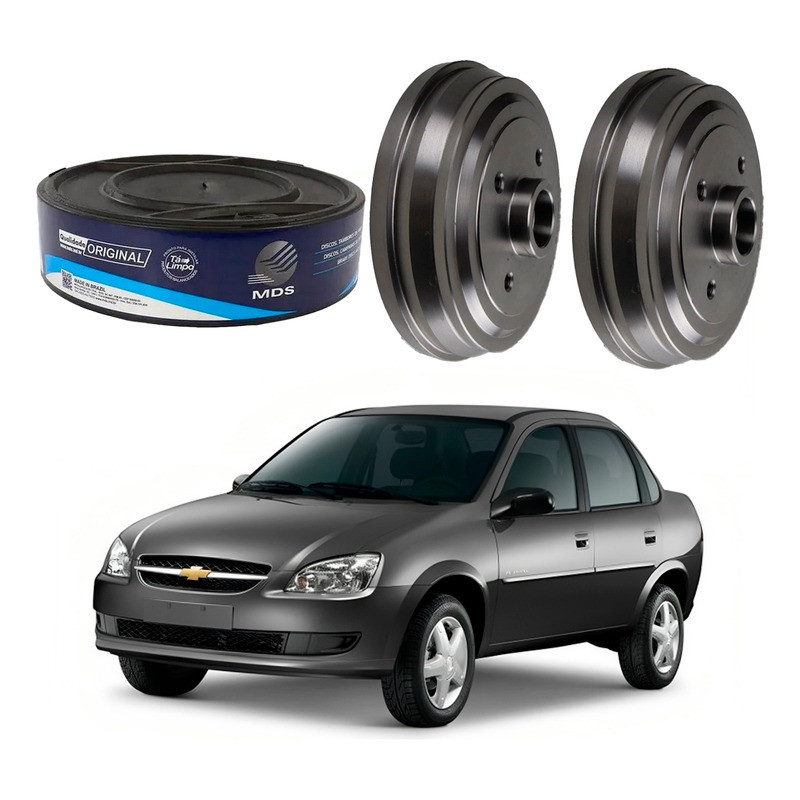 Tambor Freio Traseiro, Corsa Classic 1.0 2011 A 2016