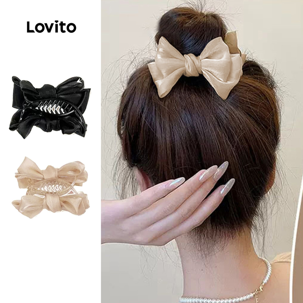 Lovito  Grampos de Cabelo Casuais Clássicos e Versáteis LFA111138 em Oferta na Shopee