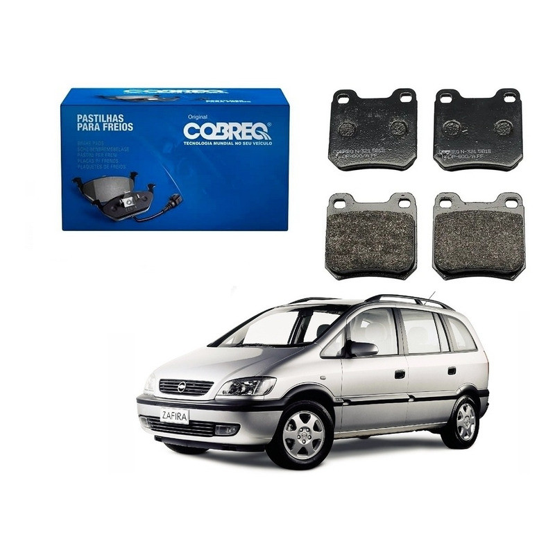 Pastilha Freio Traseira Zafira 2.0 16v 2001 A 2005