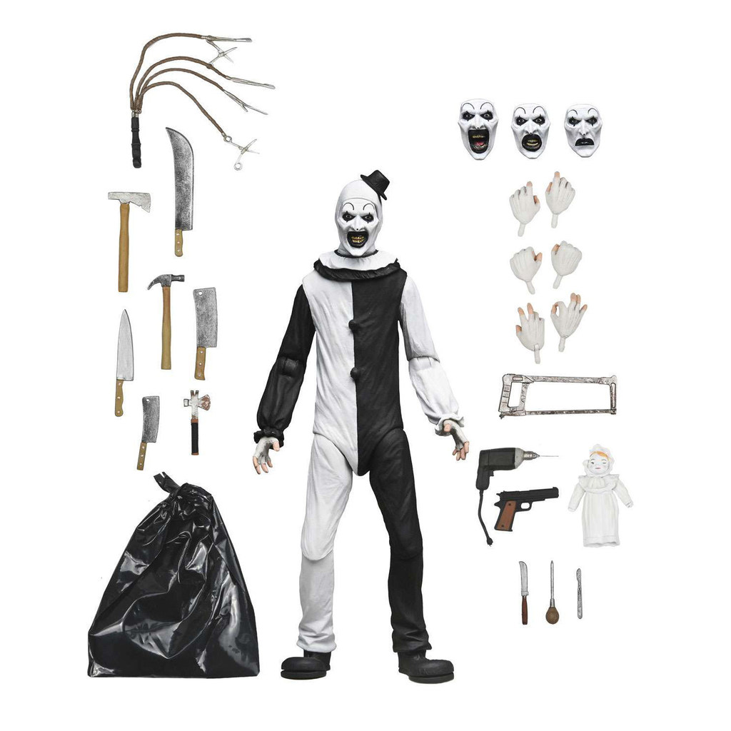 O Boneco Modelo de Ação The Terrifier Art the Clown [Versão Ultimate]