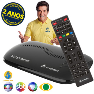 Receptor Vivensis  VX10 Nova Parabólica Sathd em Oferta na Shopee