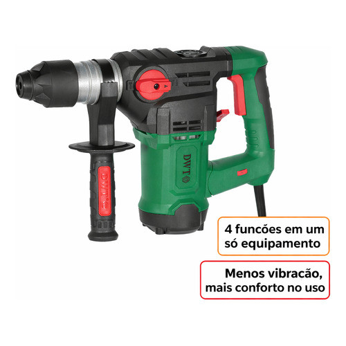 Martelete Perfurador Rompedor SDS Plus 1500 W com Maleta - DWT