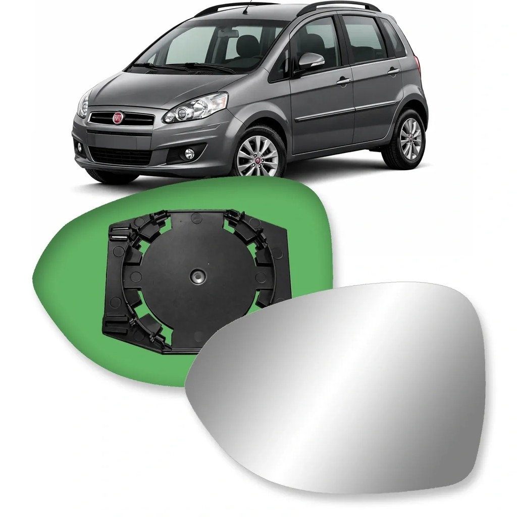 Refil Base Lente Espelho Retrovisor - Idea 2011 a 2016