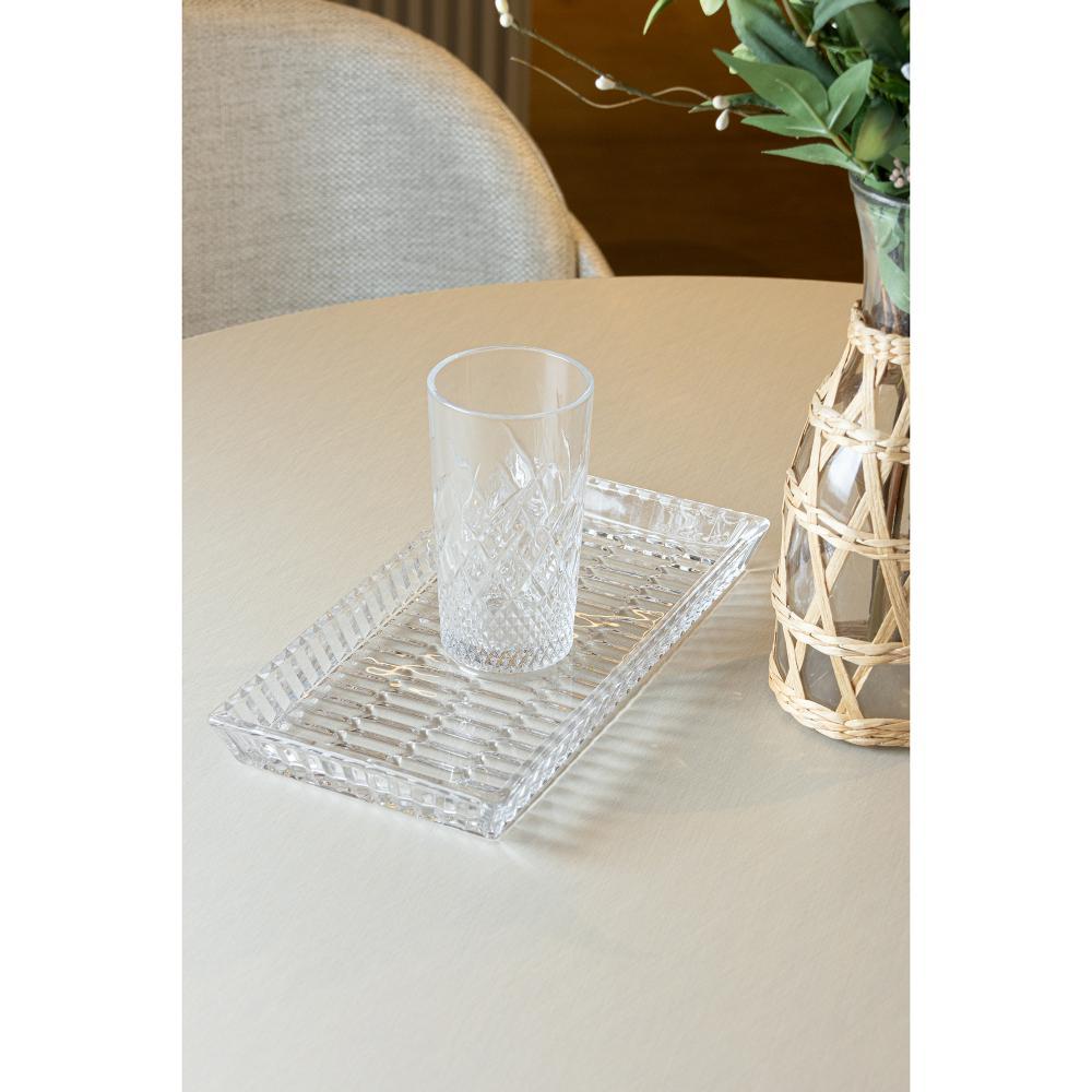 Travessa Wolff Geneva 27,5cm x 14cm x 2,5cm Cristal