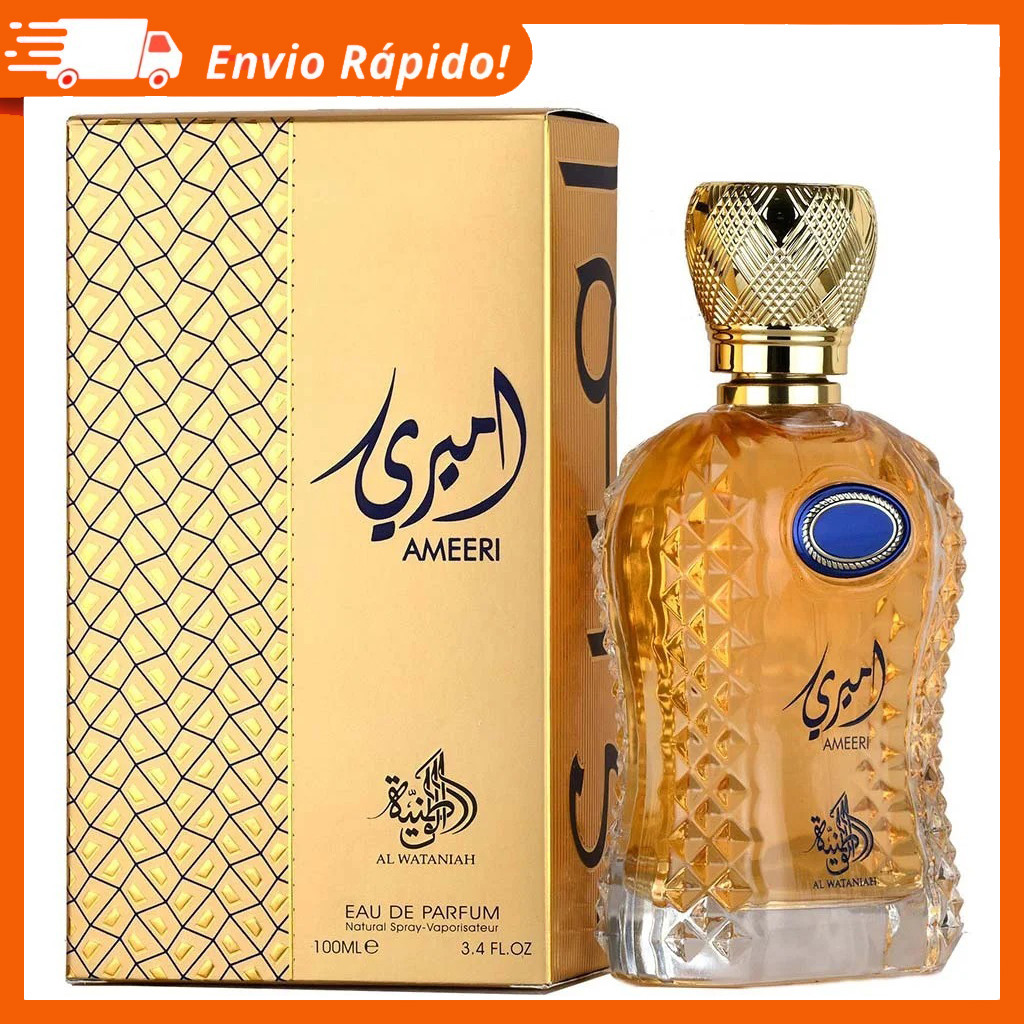 Al Wataniah Ameeri Eau Parfum 100Ml - Original c/selo ADIPEC em Oferta na Shopee