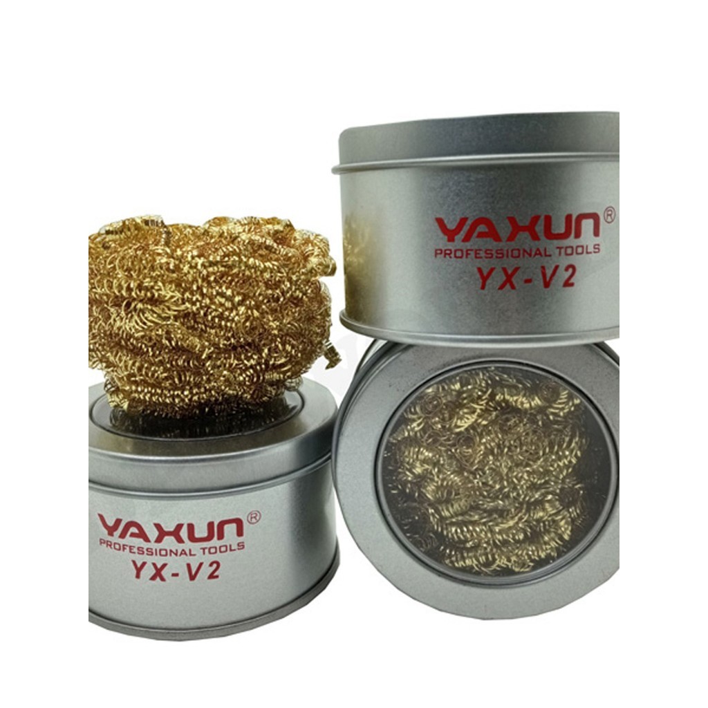 Esponja Metálica Para Limpar Ponta De Ferro Solda Yaxun YX-V2
