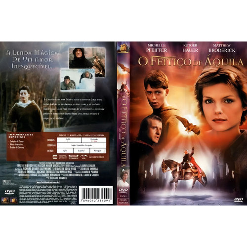 Dvd O Feitiço De Aquila Com Michelle Pfeiffer E Rutger Hauer